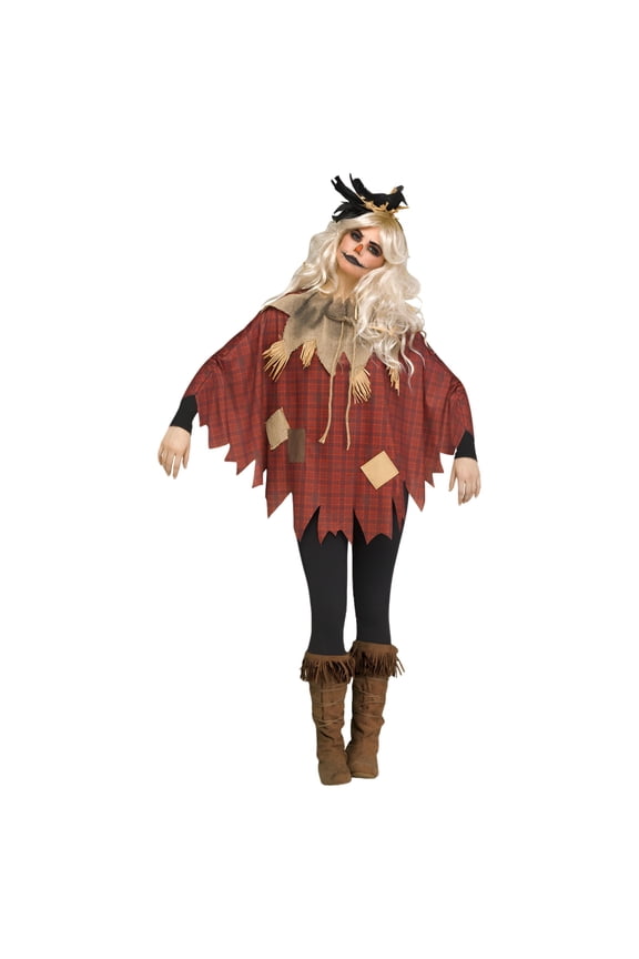 Women's Scary Crow Poncho