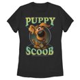 thumbnail image 1 of Women's Scooby Doo Puppy Circle  Graphic Tee Black Large, 1 of 3