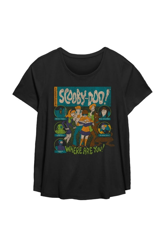 Women's Scooby Doo Where Are You Villains Graphic T-Shirt