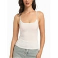 thumbnail image 1 of Women's Scoop Neck Cami Crop Tops Strap Camisole Tank Shirt Cami Cropped Tops, 1 of 4