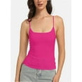 thumbnail image 1 of Women's Scoop Neck Cami Crop Tops Strap Camisole Tank Shirt Cami Cropped Tops, 1 of 4