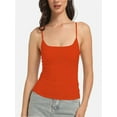 thumbnail image 1 of Women's Scoop Neck Cami Crop Tops Strap Camisole Tank Shirt Cami Cropped Tops, 1 of 4