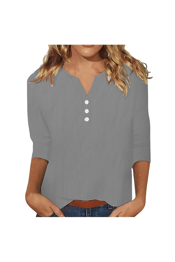 Women's Scoop Neck Short Sleeve Pleated Front Blouse Tunic Top Plus Size