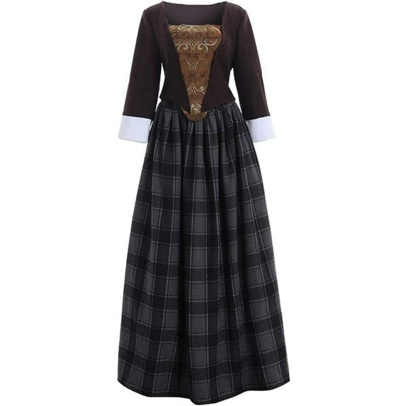 Women's Scottish Highland Dress - TV Character Dress for Stage & Halloween