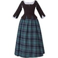 thumbnail image 1 of Women's Scottish Highland Dress - TV Character Dress for Stage & Halloween, 1 of 7