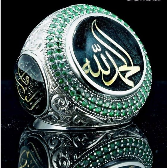 Women's Scripture Middle East Turkish Style Diamond Ring