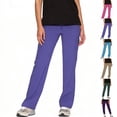 thumbnail image 1 of Women’s Scrub Pants Soft Stretch Cargo with Pockets Loose Fit Consider Sizing Down Purple L, 1 of 4