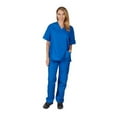 thumbnail image 1 of Women's Scrub Sets, Scrub Top and Pants (Royal Blue, 5X-Large), 1 of 7