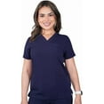 thumbnail image 1 of By Me Women’s Scrub Top – Stretch V-Neck Top with 1 Front Pocket | Comfortable, Durable & Stylish Scrub Tops for Women Workwear & Everyday Use, 1 of 6