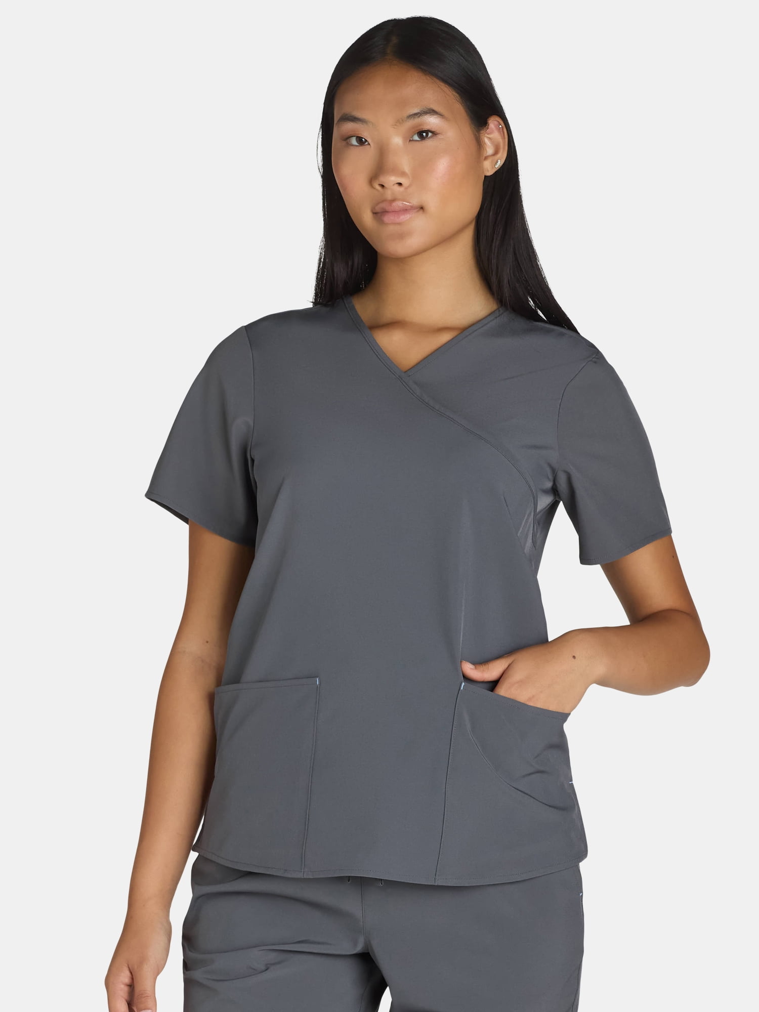 Women's Scrub V Neck Top, Sizes Xs-Xxxl
