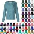 thumbnail image 1 of Women's Scrubs Quick Drying Ultra Soft Pocket Wine 3XL, 1 of 5