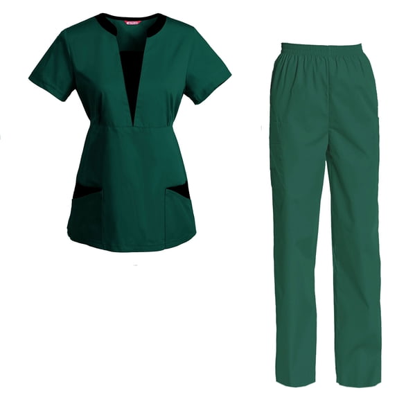 Women’s Scrubs Set - Scrub Top & Pants