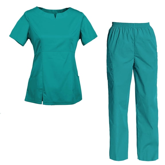 Women's Scrubs Set Top and Pants
