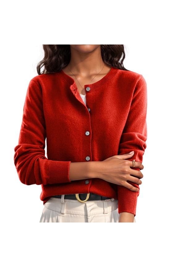 Women's Scrubs Warm-Up Jacket/Front Snaps - Round Neck