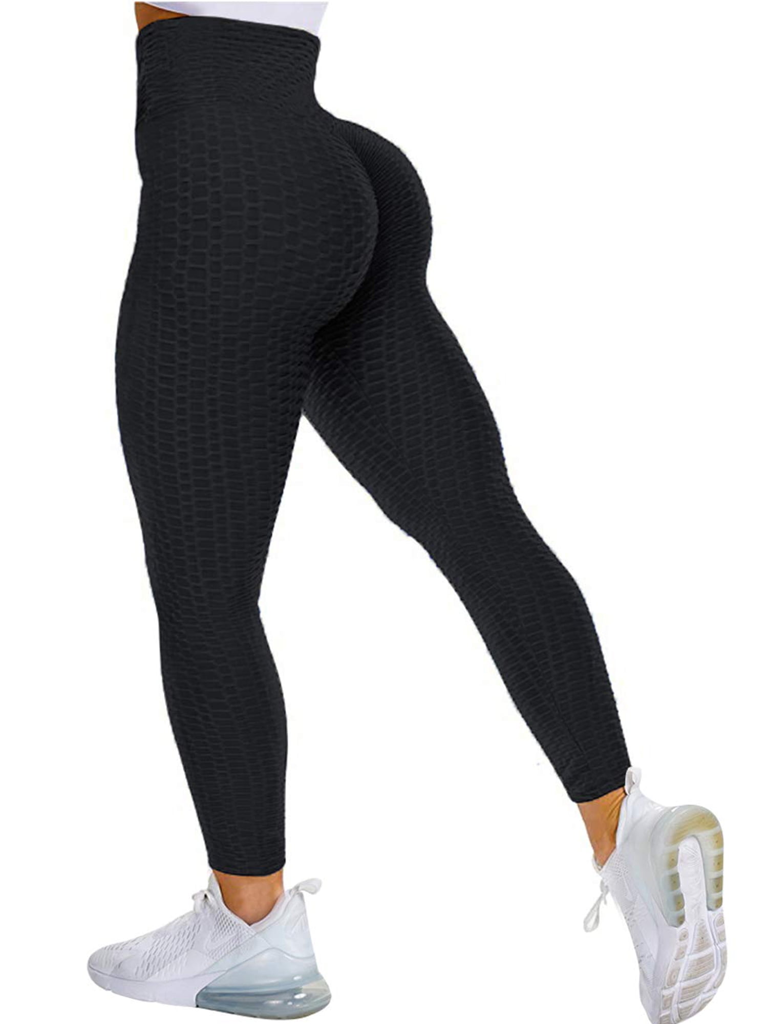 Women's Scrunched Workout Leggings Textured Booty Yoga Pants Ruched Butt  Lifting Leggings