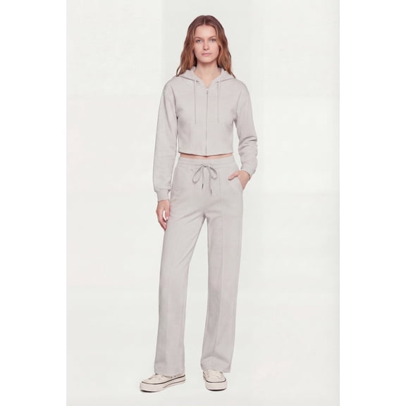 Women's Scuba Pintuck Drawstring Waist Sweatpants