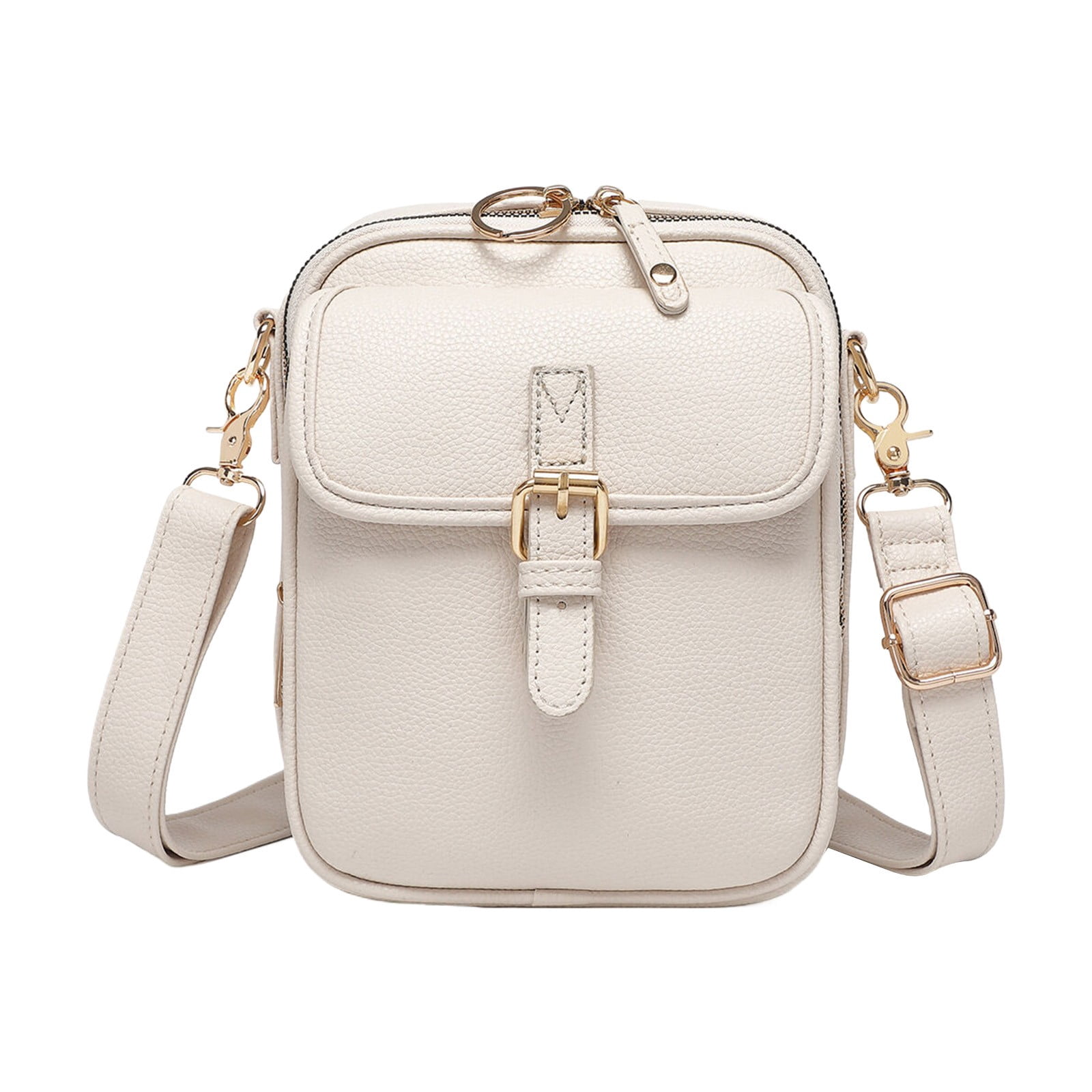 Women's Sculpture Crossbody Bag | Women's Purse Bag | Lightweight Adjustable Strap | Multi-Compartment | Travel Friendly | Everyday Carry Purse(White)