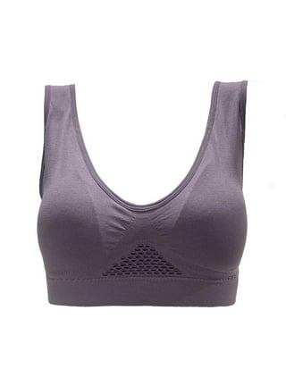 TWEYISR Women's Breathable Cool Liftup Air Bra Seamless Cooling Removable  Pads Sport Yoga Wireless Bra