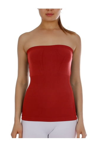 トップス BADBLOOD Tube Top red Red Tube Top