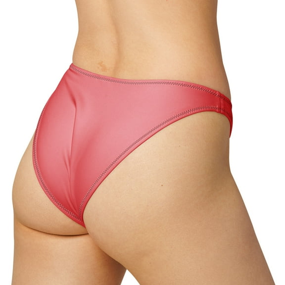 Women's Seamless Bikini Bottom – Low Rise, Smooth Fit Swimwear (2XS)