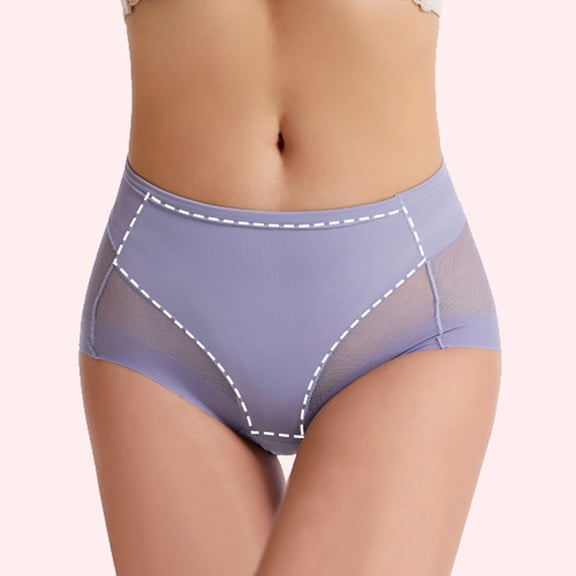 Women's Seamless Bikini Underwear Half Back Coverage Panties No Show Bra for Low Cut Dress Underwear Pack Sheer Panties Thong Panties Satin High Waist Bikini Thong Panties Panties for Women