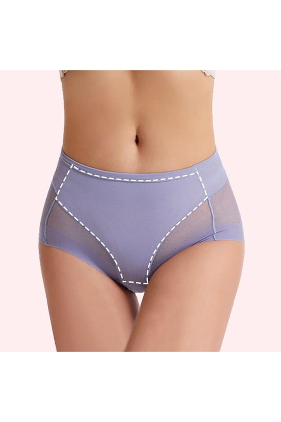 Women's Seamless Bikini Underwear Half Back Coverage Panties No Show Bra for Low Cut Dress Underwear Pack Sheer Panties Thong Lingerie Panties Satin High Waist Bikini Thong Panties Panties for Women