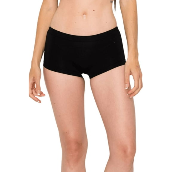 Women’s Seamless Boyfriend Shorts - Black