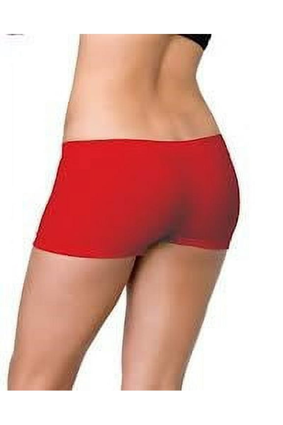 Women's Seamless Boyshorts, Red, One Size