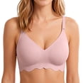 thumbnail image 1 of Women's Seamless Bra Non Supportive Wireless Breathable Comfort Everyday T Shirt Bra, 1 of 5