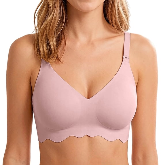 Women's Seamless Bra Non Supportive Wireless Breathable Comfort Everyday T Shirt Bra