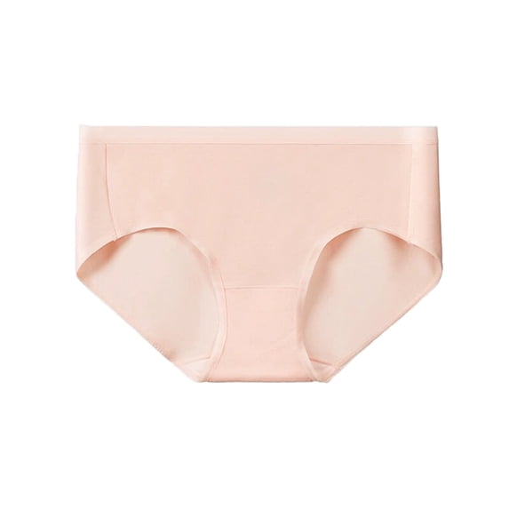 Women's Seamless Briefs Women's Silk Crotch Comfortable Mid Waist Underwear Womens Underwear High Waist Running Underwear Women No Chafe Womens Bikini Underwear Fit for plus Size Underwear Size