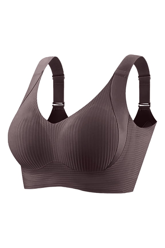 Women's Seamless Comfort Bra Convertible Strapless Backless Design for Support and Freedom