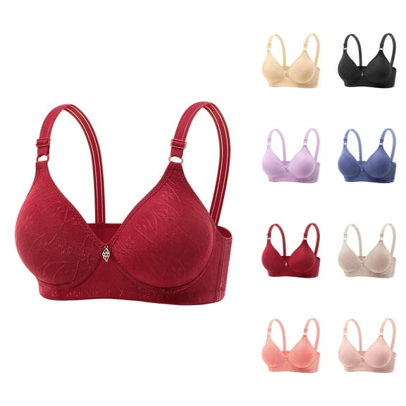 Women's Seamless Comfort Bra Soft Cup Wireless Support Everyday T Shirt Underwear Breathable Lightweight Everyday Bra