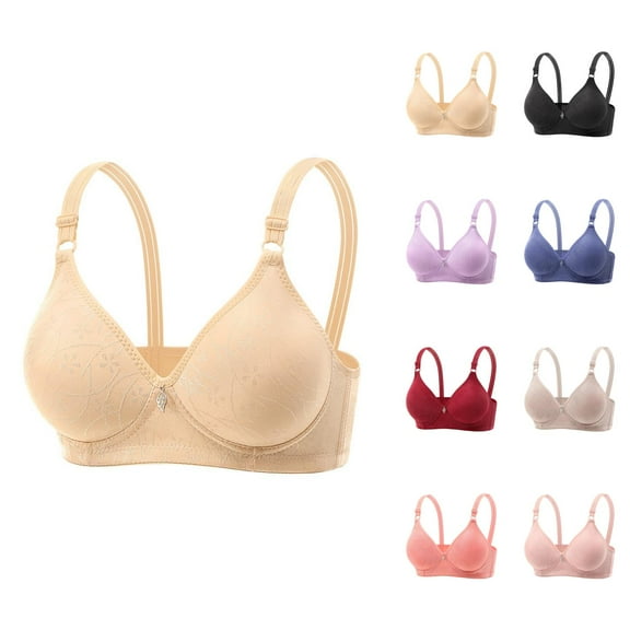 Women's Seamless Comfort Bra Soft Cup Wireless Support Everyday T Shirt Underwear Breathable Lightweight Women’S Bra