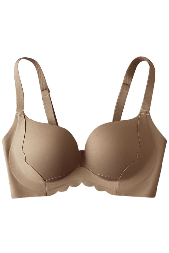 Women's Seamless Comfort Bra for Everyday Soft Support Wireless T-Shirt Lightweight Breathable Underwear