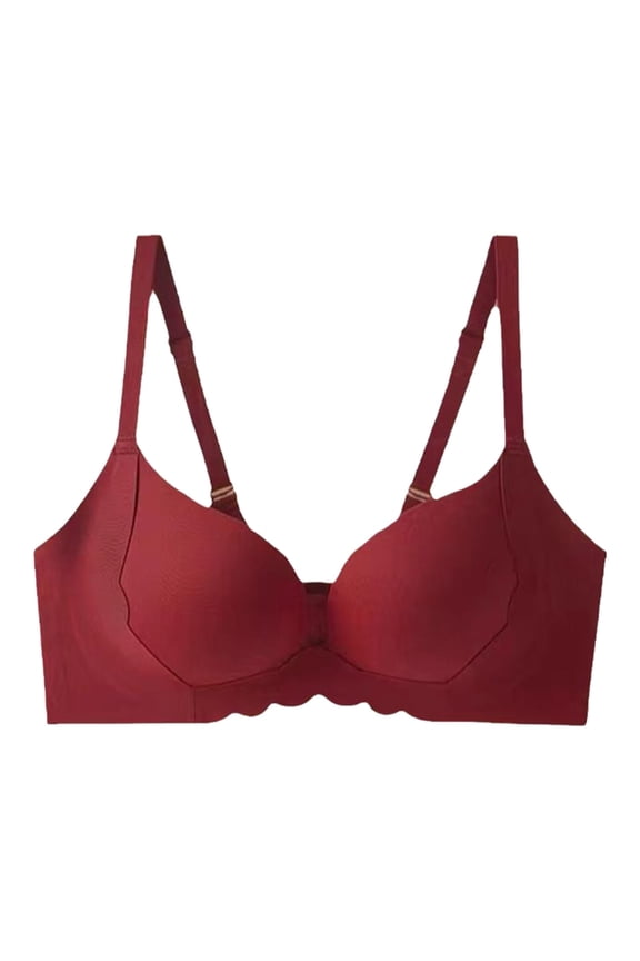 Women's Seamless Comfort Bra for Everyday Soft Support Wireless T-Shirt Lightweight Breathable Underwear