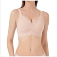 thumbnail image 1 of Women's Seamless Comfort Push Up Bra Thin Breathable Soft Support Without Underwire, 1 of 4