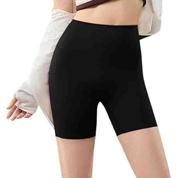 Women's Seamless Compression Shorts, No Roll Down Invisible Shapewear Pants