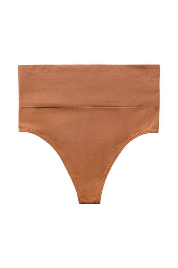 Women's Seamless Cotton Mid Waist Thong - Sports Yoga T Pants, 95% Nylon Stretch, Breathable, True to Size, Hand Wash