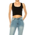 thumbnail image 1 of Women's Seamless Crop Racerback Tank Top 3-Pack, 1 of 7
