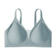 thumbnail image 1 of Women's Seamless Full Coverage Comfort Bra Deep Mesh Bralette Everyday Wear Smooth Support Wireless Design, 1 of 2