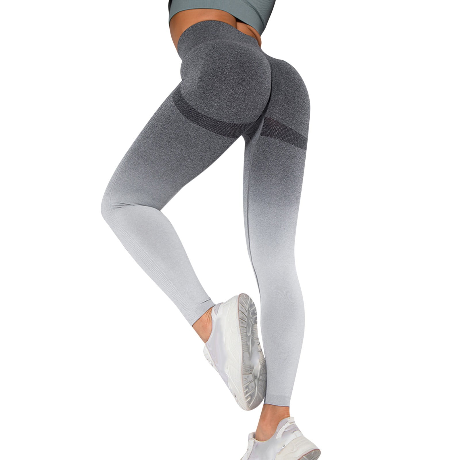 Women's Seamless Gradient Yoga Pants Tight Fitness Pants Sports Running