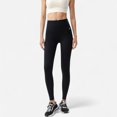 thumbnail image 1 of Women's Seamless High Waist Leggings with Compression Fit and Ultra-Smooth Second Skin Feel - Medium, Black, 1 of 6