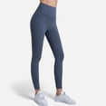 thumbnail image 1 of Women's Seamless High Waist Leggings with Compression Fit and Ultra-Smooth Second Skin Feel - Small, Navy, 1 of 6
