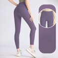 thumbnail image 1 of Women's Seamless High Waist Peach Butt Fitness Running Yoga Pants, Traceless Tummy Control Quick-Dry Workout Leggings, 1 of 9