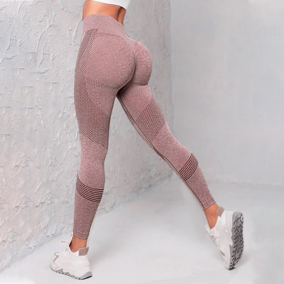 Women's Seamless High Waist Yoga Pants with Tummy Control, Butt Lifting Workout Leggings for Gym and Fitness, Comfortable Compression Exercise Pants for Women, Athletic Pants for Running and Yoga