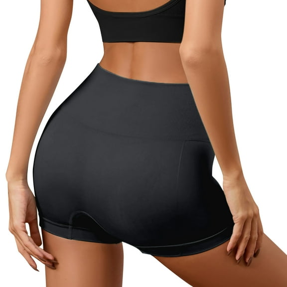 Women's Seamless High Waisted Shorts: Compression, Body Shaping, Exercise Yoga Shorts, Nylon & Spandex Material