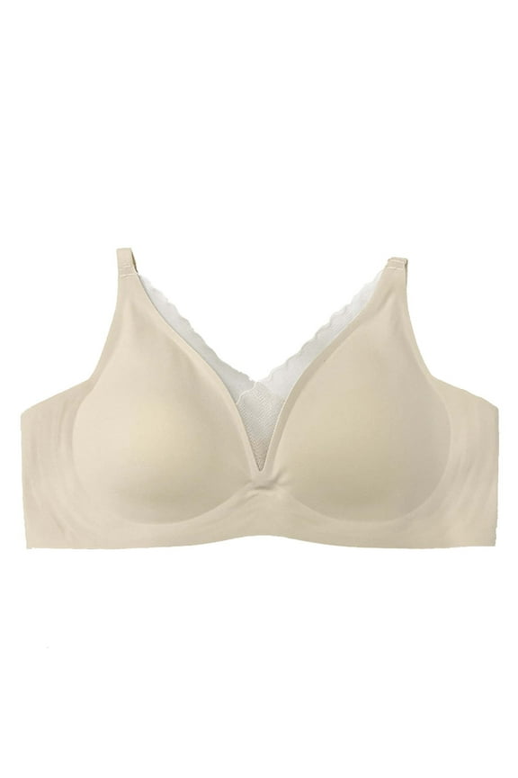 Women's Seamless Latex Bra Sexy Wireless Push Up Lingerie Comfortable Adjustable Support Soft Breathable Design