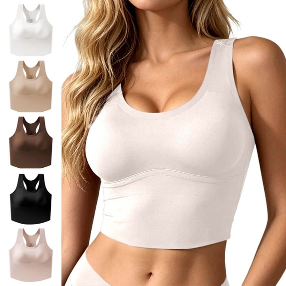 Women's Seamless Layering Tank Top for Daily Wear – Flexible Fit Light Breathable Inner Layering Vest for Yoga and Activities