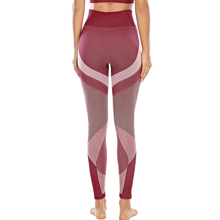 Women's Seamless Leggings Gym Scrunch Seamless High Waist Tummy